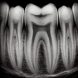 Periapical film (small dental film)