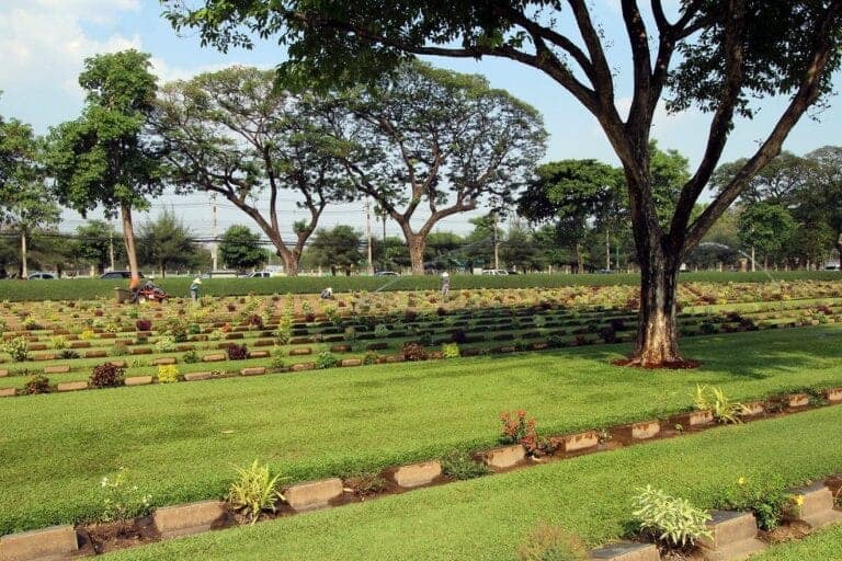 The Kanchanaburi War Cemetery Tree – Honoring Fallen Heroes