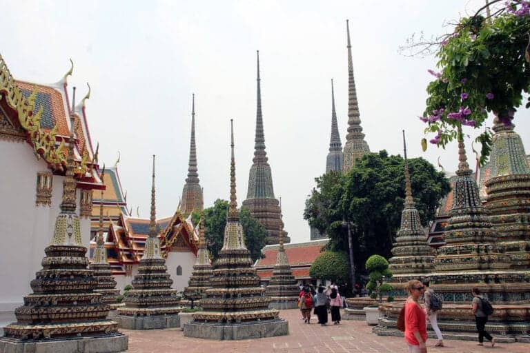 Wat Pho, home of the reclining Buddha, in Bangkok, Thailand