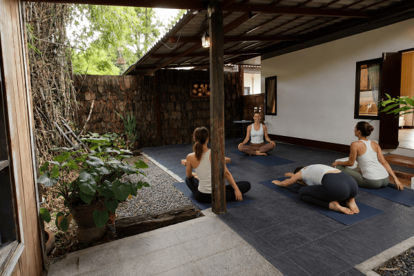 Yoga lessons at Thailand Yoga resort